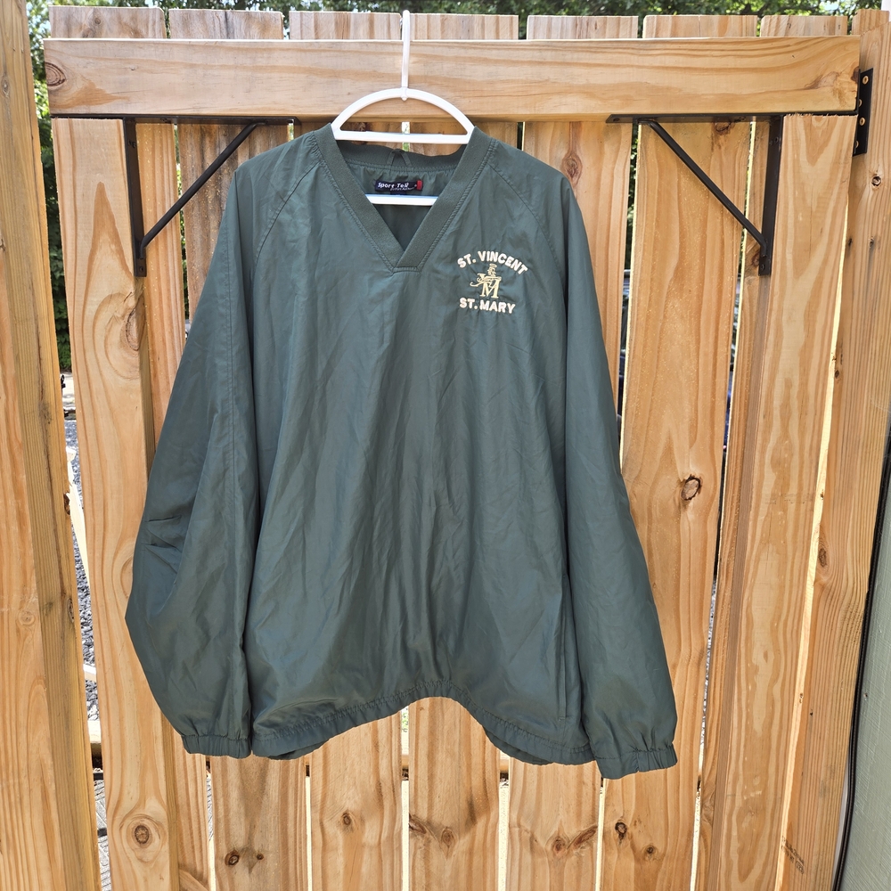 Vtg St.Vincent St.Mary Mens 3xl Pullover Sport-Tek Port Authority Fighting Irish